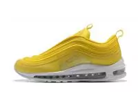 femmes nike air max 97 en promo yellow gold